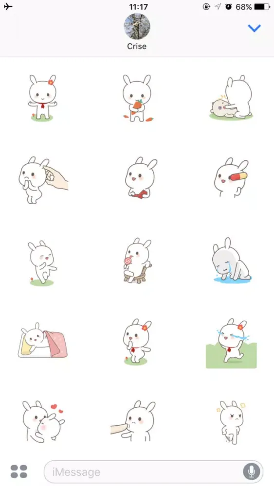 Ảnh chụp màn hình của SweetRabbitmoji