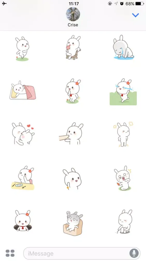 Ảnh chụp màn hình của SweetRabbitmoji