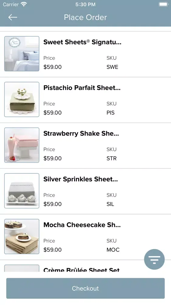 Zrzuty ekranu Sweet Sheets® Consultants