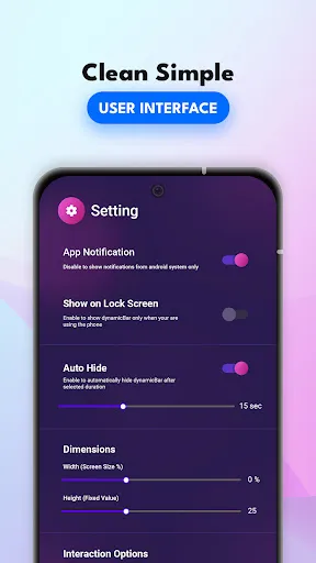 Dynamic Island : dynamicBar Screenshots