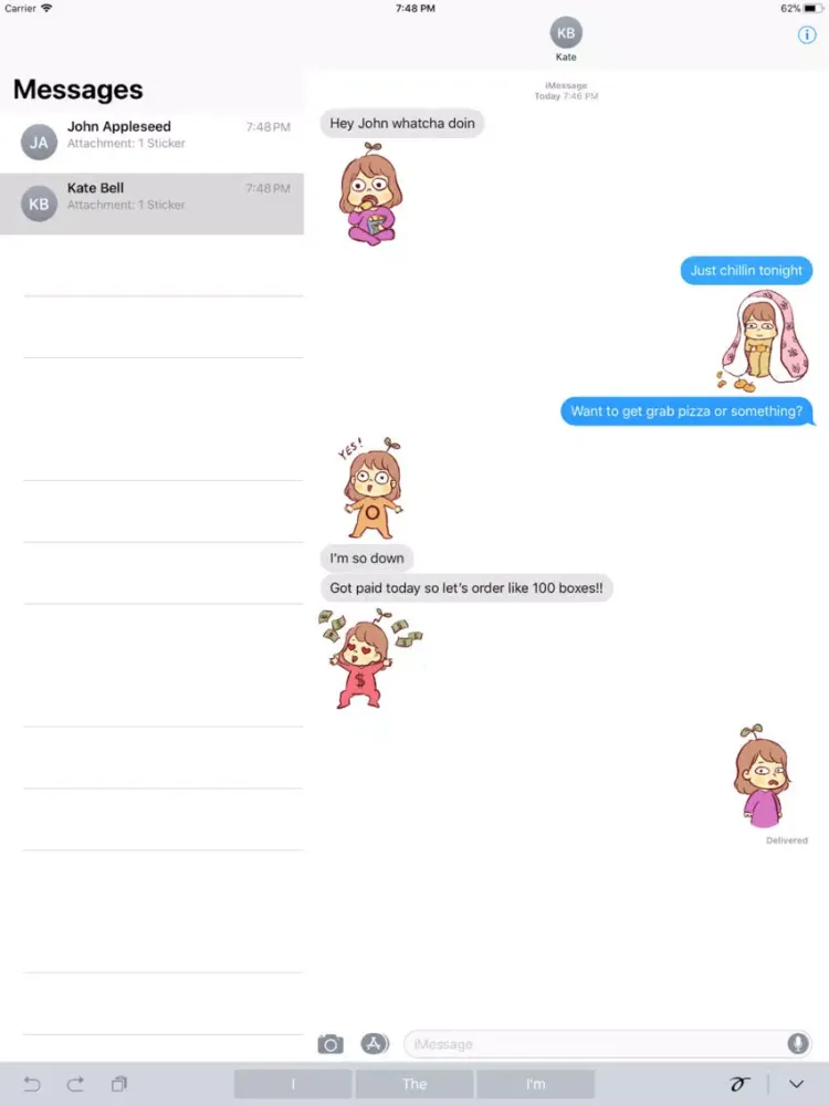 Seedling Jenny Stickers iPad  سکرین شاٹس