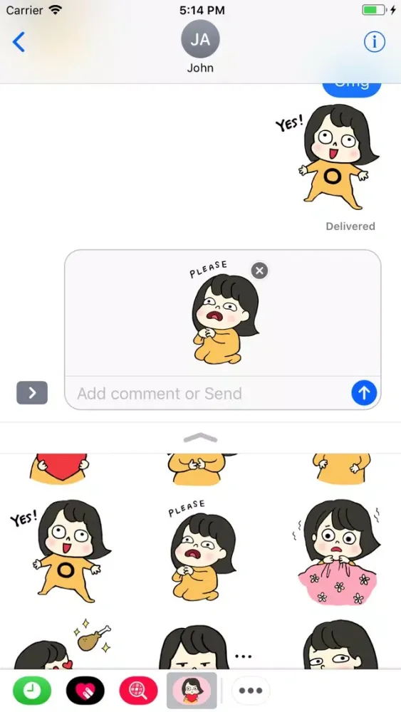 تصاویر True Jenny Stickers