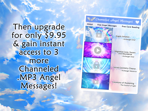 Channeled Angel Messages iPad  Screenshots