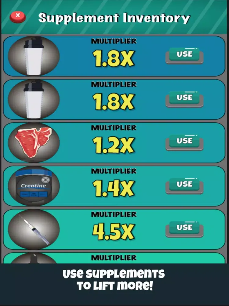 Gym Rat - Tap to Lift iPad 应用截图