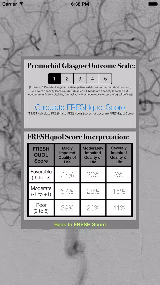 FRESH Score Screenshots