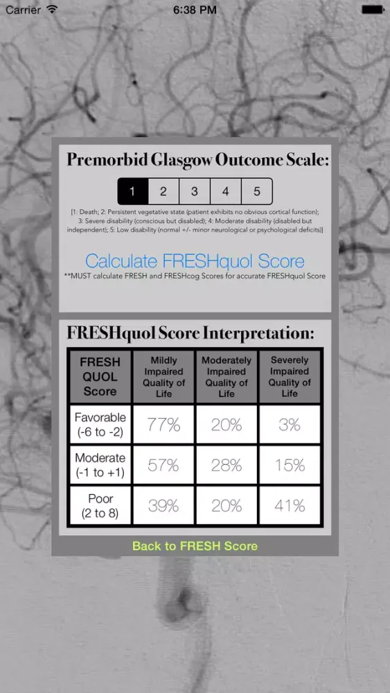 ภาพหน้าจอของ FRESH Score