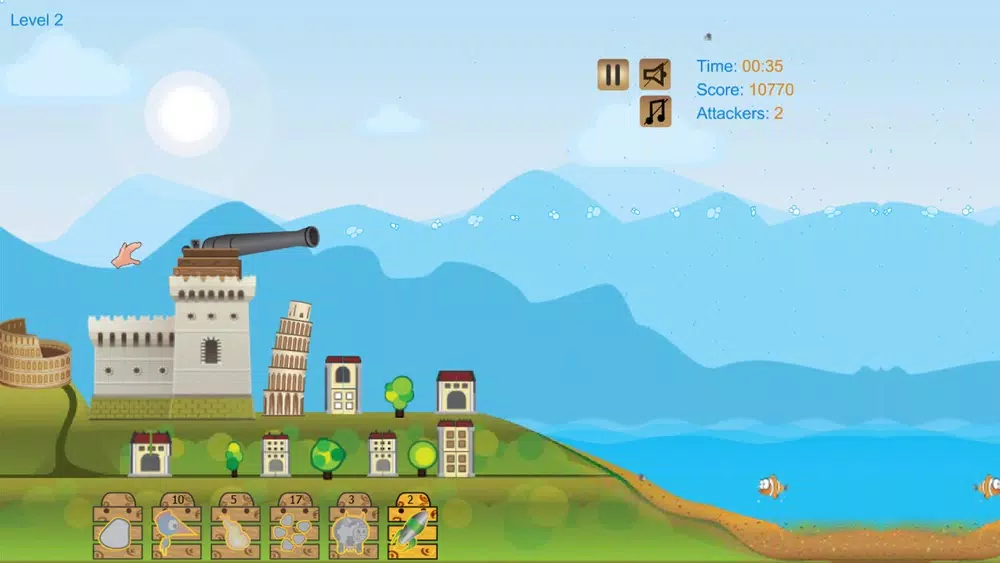Capturas de tela do Rom Castle