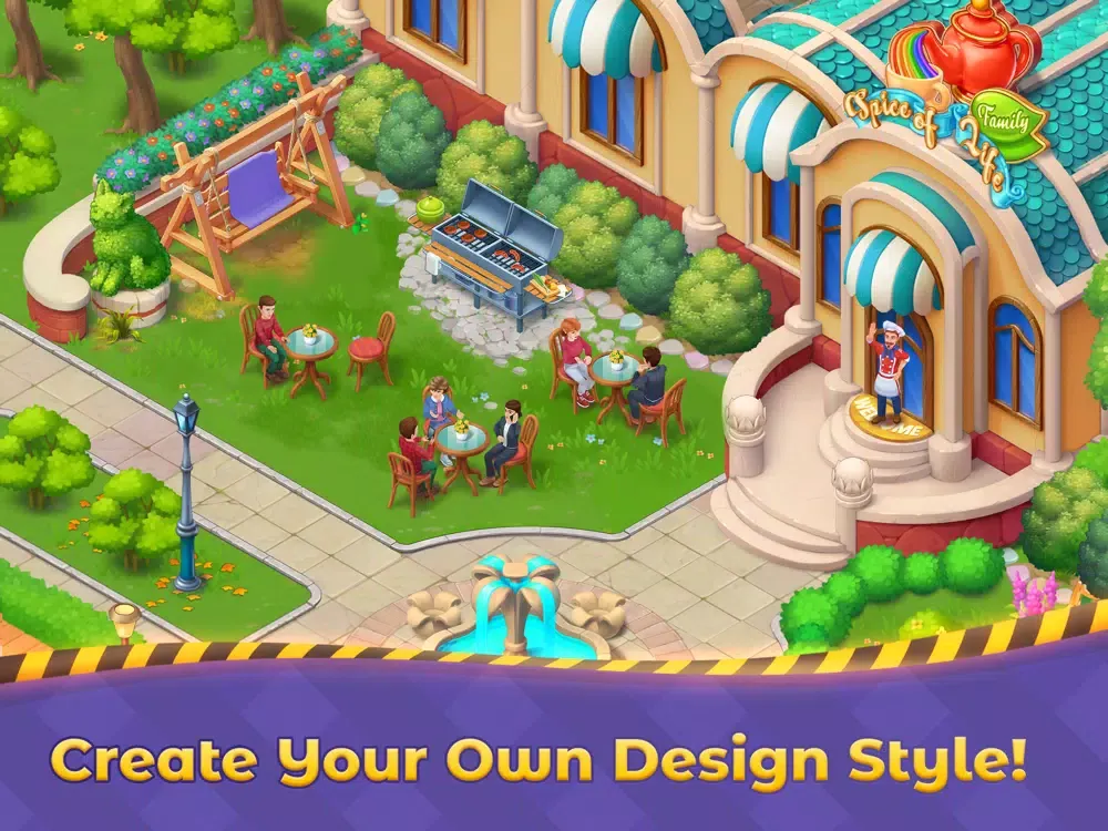 Capturas de pantalla de Grand Cafe Story － Renovation iPad 