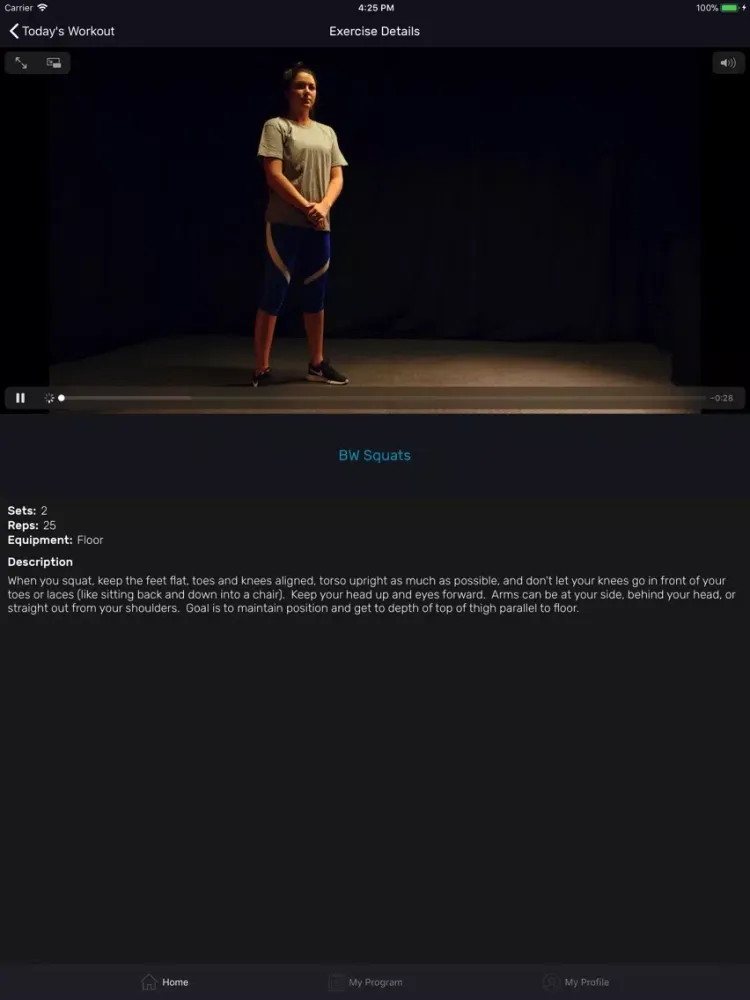 METAFIT iPad 应用截图