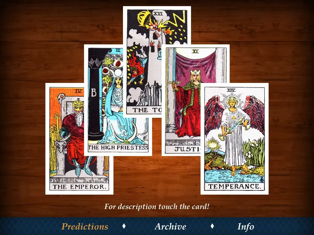 Rider Tarot iPad  Screenshots
