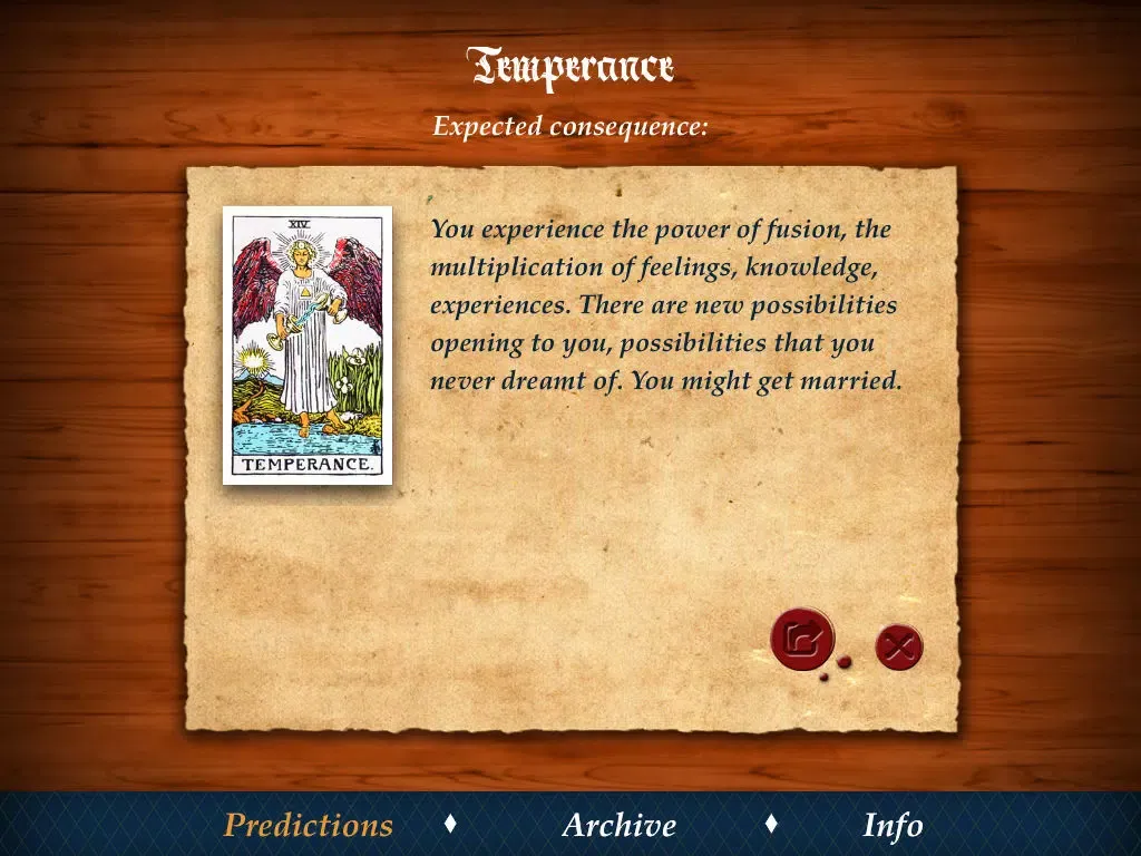 Rider Tarot iPad  Screenshots