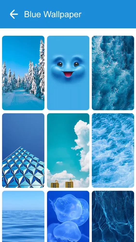 Blue Wallpaper 2024 스크린샷