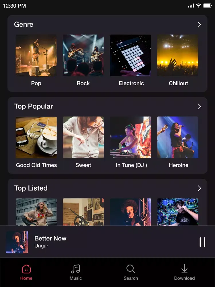 Screenshot di Play Music-Mp3 Music Download iPad 