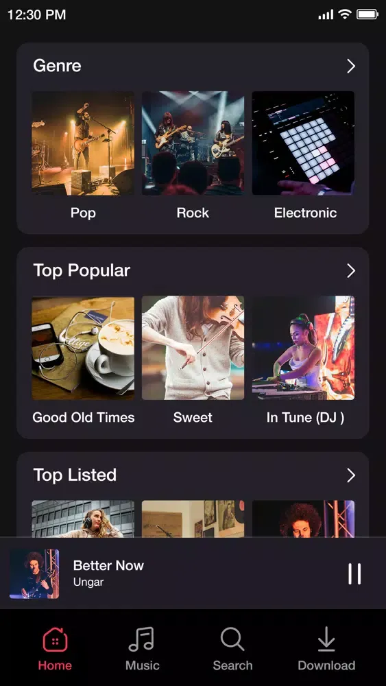 Screenshot di Play Music-Mp3 Music Download