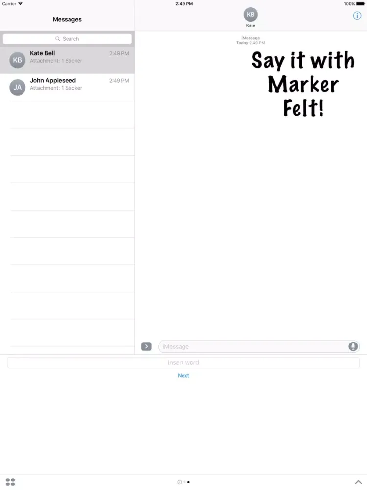 Capturas de pantalla de MarkerFeltify iPad 