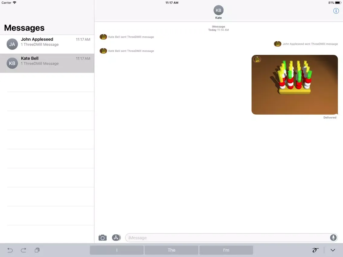Zrzuty ekranu 3D Mill iPad 