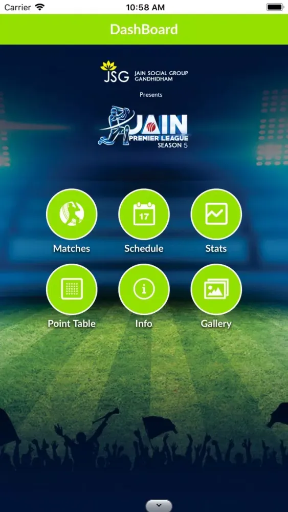 Zrzuty ekranu Jain Premier League