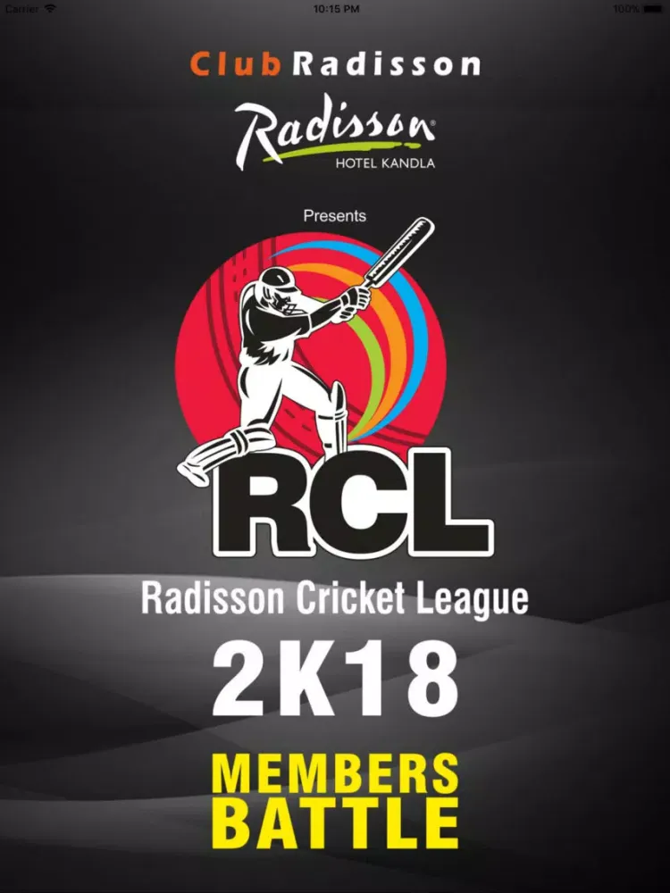 CLUB RADISSON CRICKET LEAGUE iPad  Screenshots