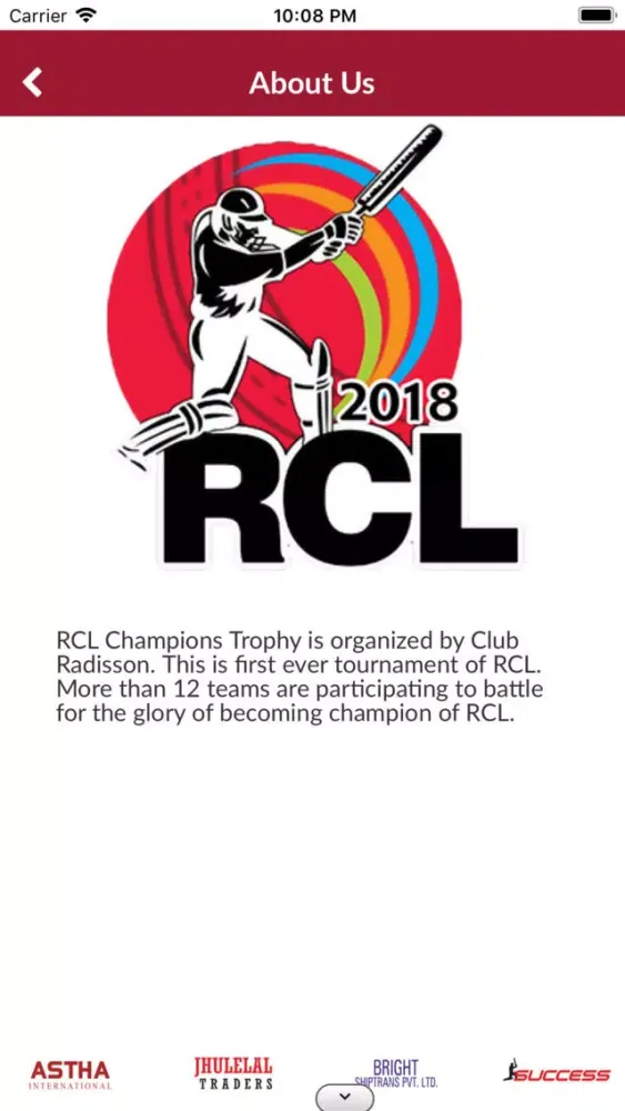 CLUB RADISSON CRICKET LEAGUE Screenshots