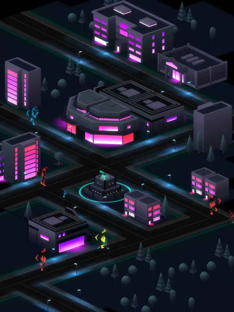 Capturas de pantalla de Smash City: Neon Nights iPad 