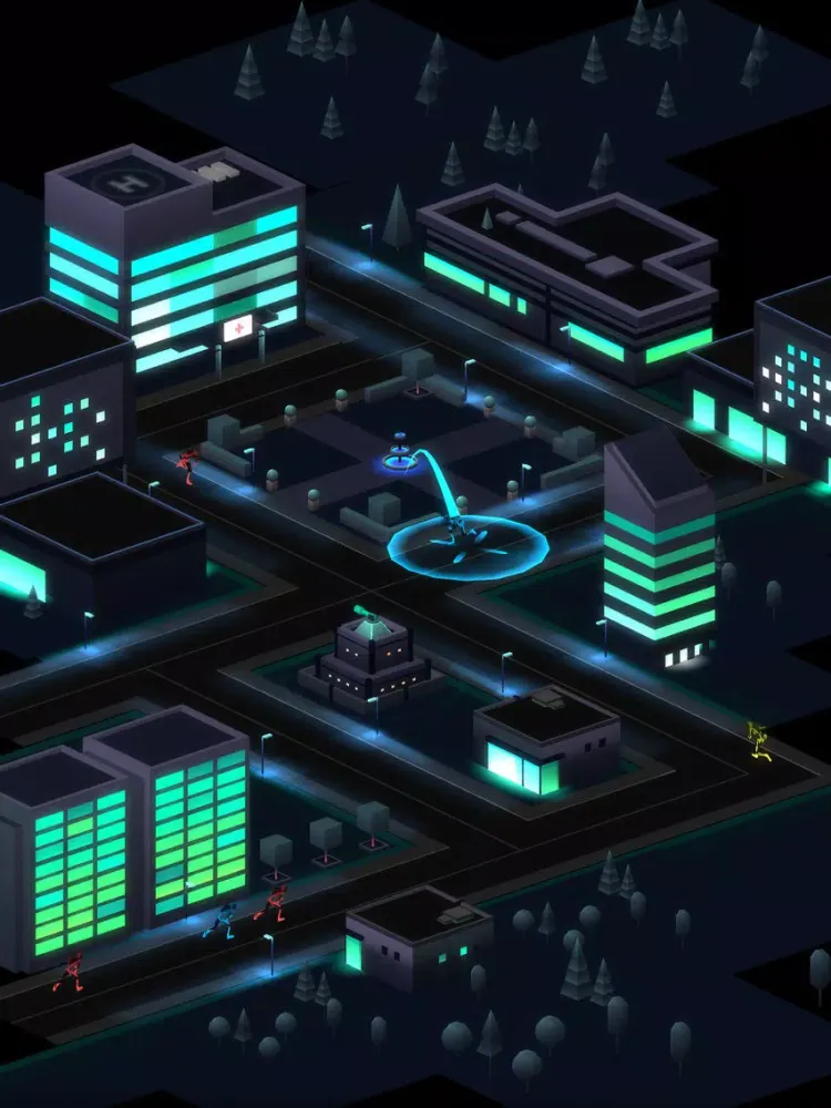 Capturas de pantalla de Smash City: Neon Nights iPad 