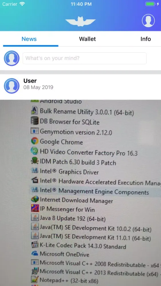 AELO Identity Screenshots