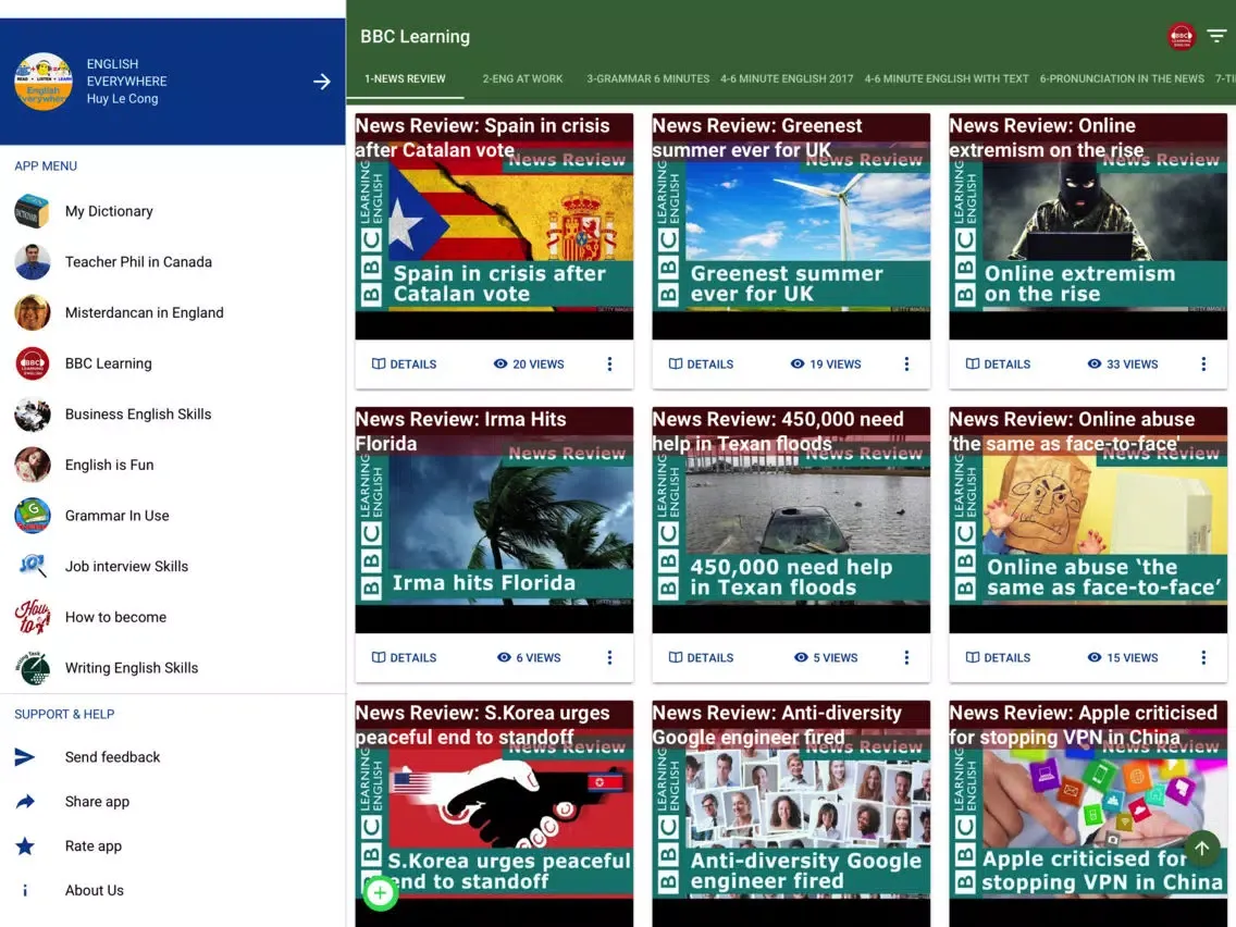 English Lover - Happy learning iPad  Screenshots