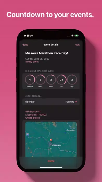 Tangkapan skrin Perspective: A Calendar App