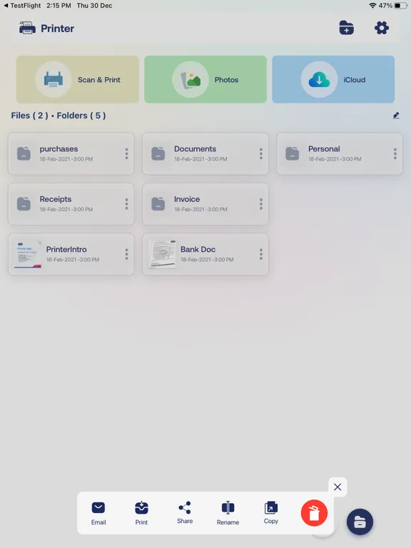 Air Print Smart : Printer App iPad Screenshots