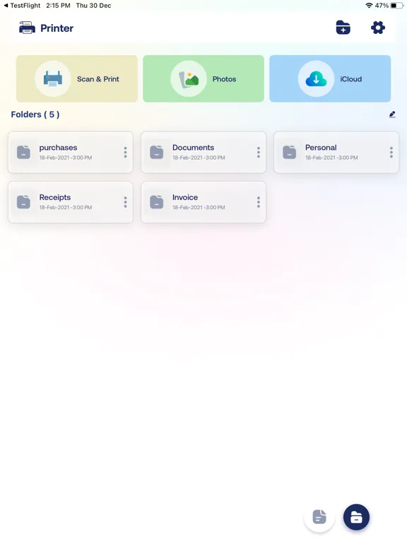 Air Print Smart : Printer App iPad Screenshots