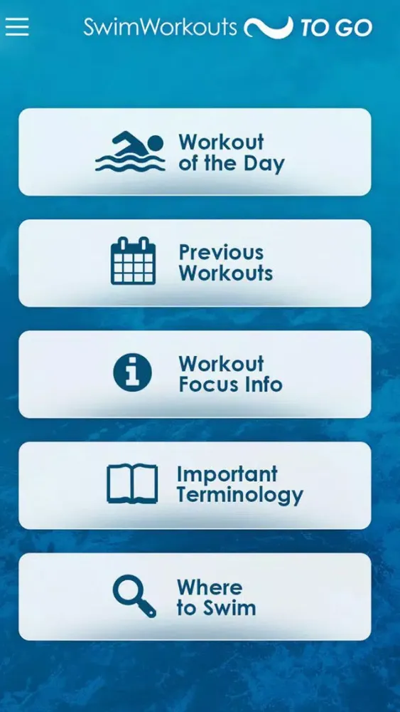 Swim Workouts To Go 스크린샷
