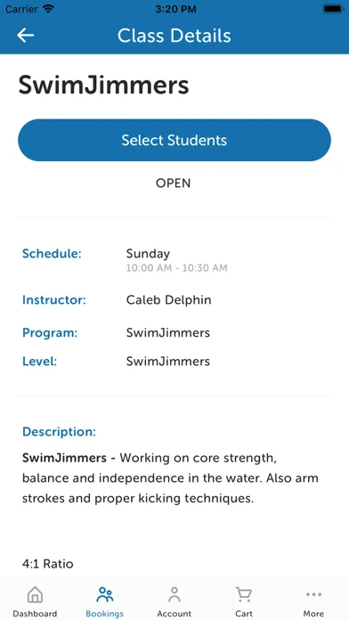 Screenshot di SwimJim