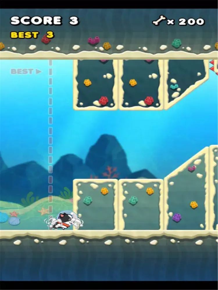 Swimming Dog iPad  Screenshots