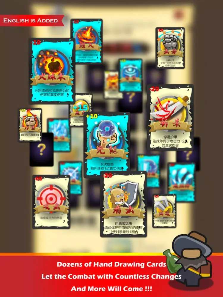 Captures d'écran de Spell Hero - A Casual And Rogue Like Card Game iPad 