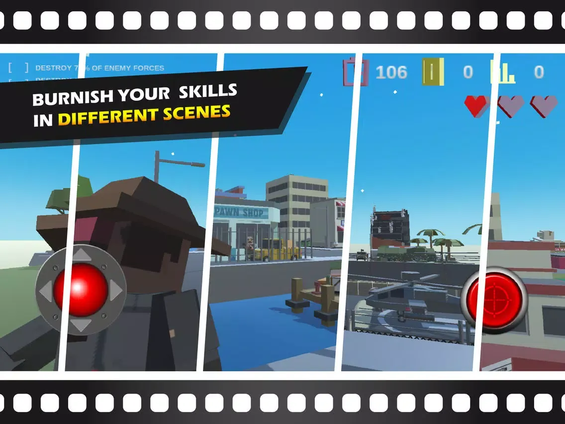 Shoot Practice - Action Game iPad  Screenshots