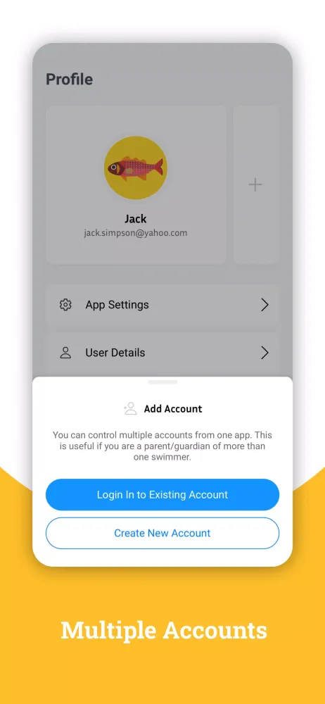 Swimming App: Swimpion Screenshots