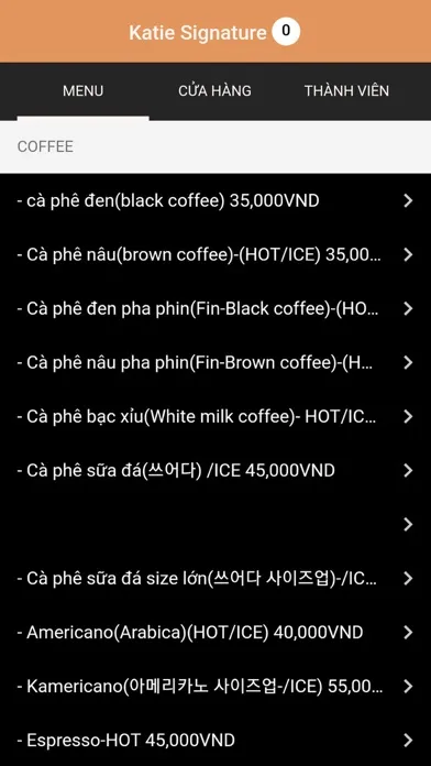 Tangkapan skrin katie cafe&beer