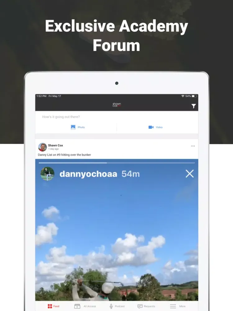 Shawn Cox Golf Academy iPad Screenshots
