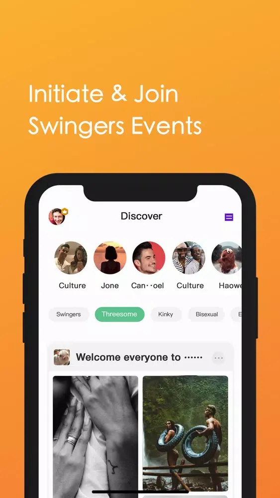 #1 Swingers app & Threesome Screenshots