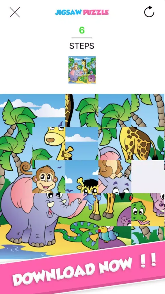 Capturas de tela do Jigsaw Puzzle - Collage