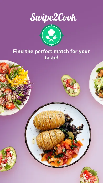 Swipe2Cook - Tasty Recipes سکرین شاٹس