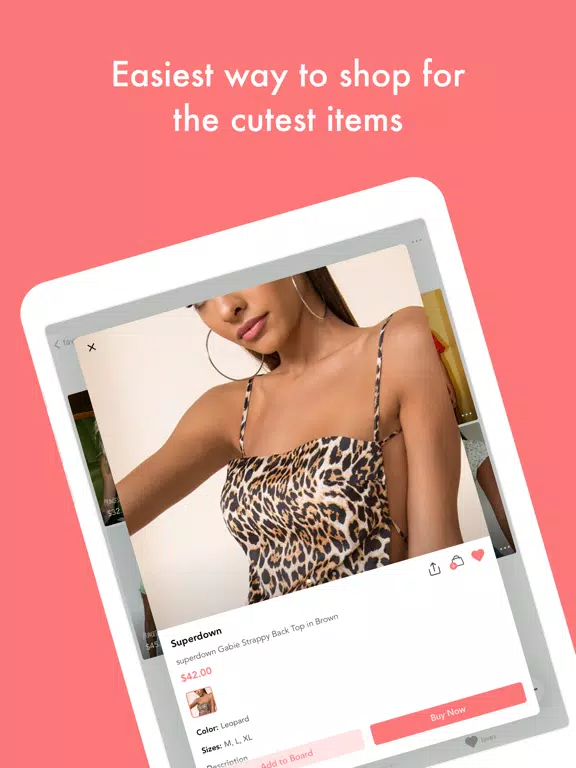 ภาพหน้าจอของ Fleek: Clothing and Fashion iPad 