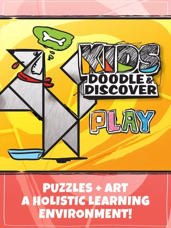 Kids Doodle & Discover: Dogs - Color, Draw & Play iPad  سکرین شاٹس