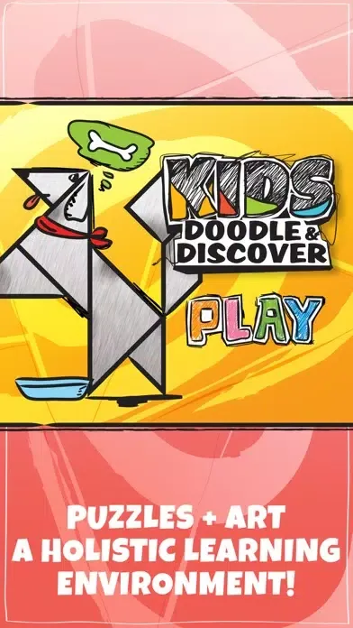 Kids Doodle & Discover: Dogs - Color, Draw & Play سکرین شاٹس