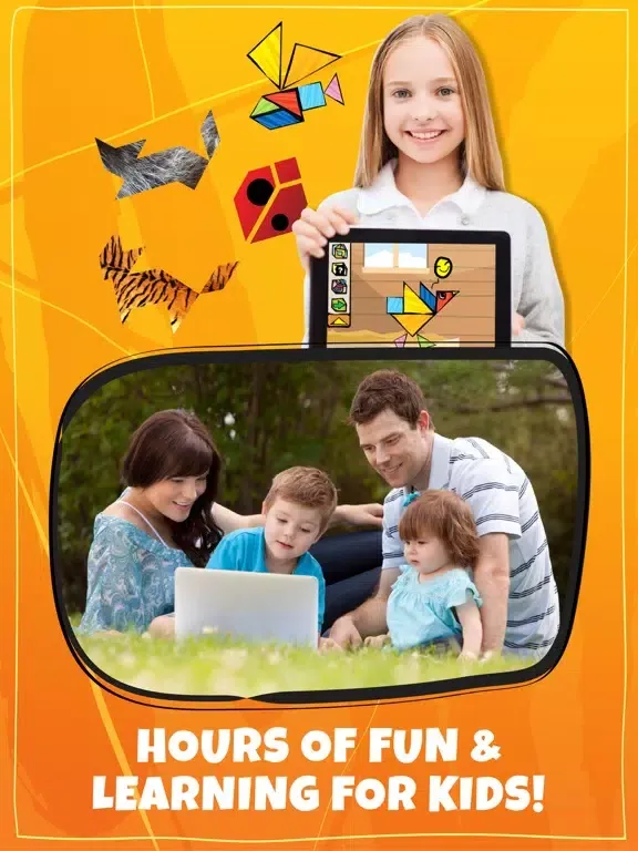 Kids Doodle & Discover: Safari Animals, K12 Puzzle iPad 应用截图