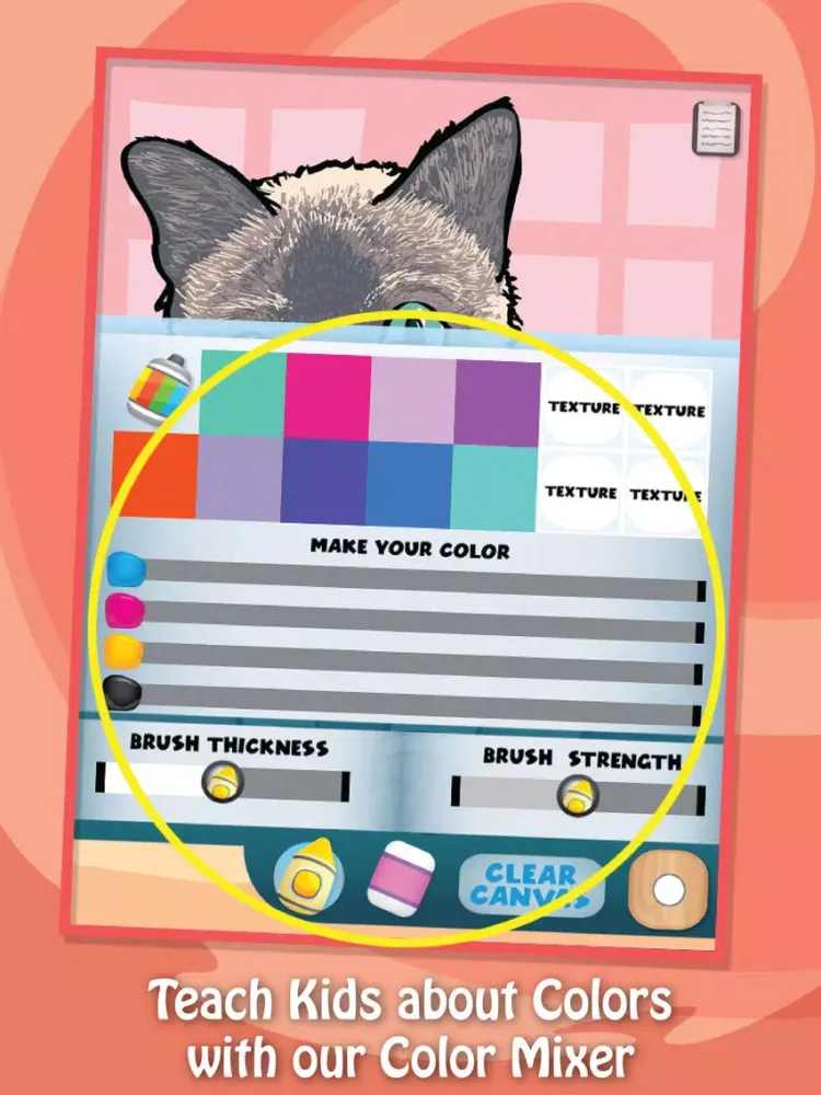 صور Paint & Play Cats, Coloring Book For Kids iPad 