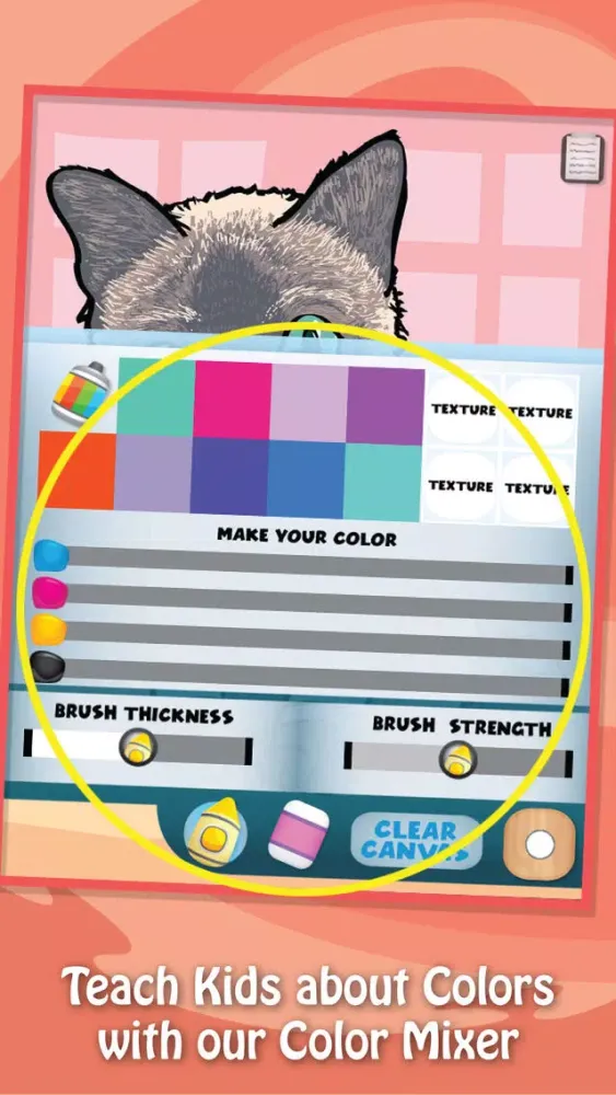 صور Paint & Play Cats, Coloring Book For Kids
