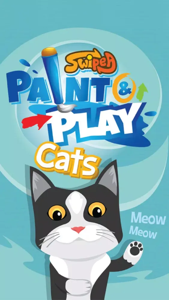 صور Paint & Play Cats, Coloring Book For Kids