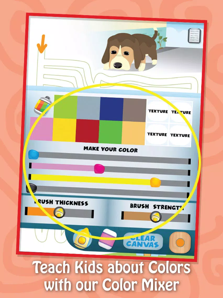 صور Paint & Play Dogs, Coloring Book For Kids iPad 