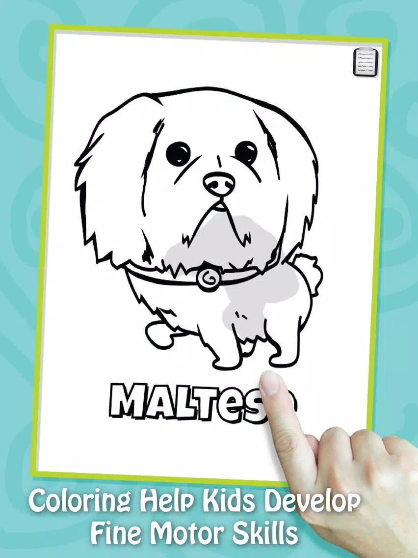 صور Paint & Play Dogs, Coloring Book For Kids iPad 